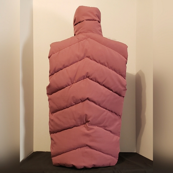 Vintage Bugaboo California (USA) Dusty Rose Pink Goose Down Puffer Vest Sz:Med - Picture 3 of 10